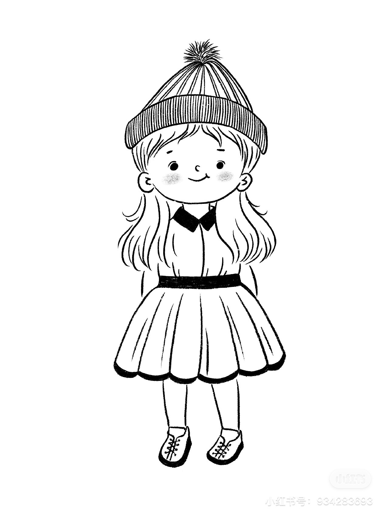 小可爱线稿（图ZMzAxMTUxOTA4） - 儿童插画 - 站酷设计师南山绘原创素材 - 站酷ZCOOL