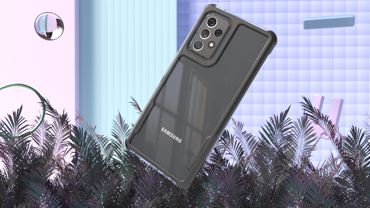 三星手机壳渲染视频