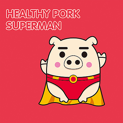 一只猪的卡通形象设计