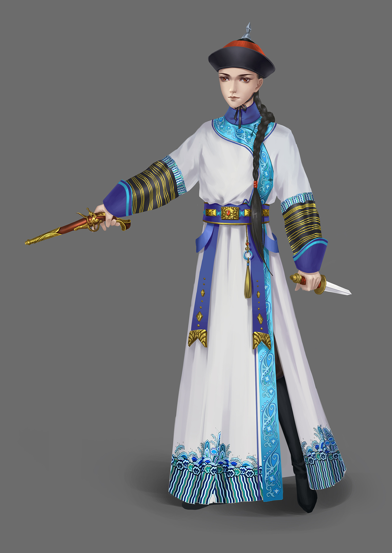 少年韦小宝（图ZMTcyNDk2NTI0） - 游戏原画 - 站酷设计师紫芩原创素材 - 站酷ZCOOL