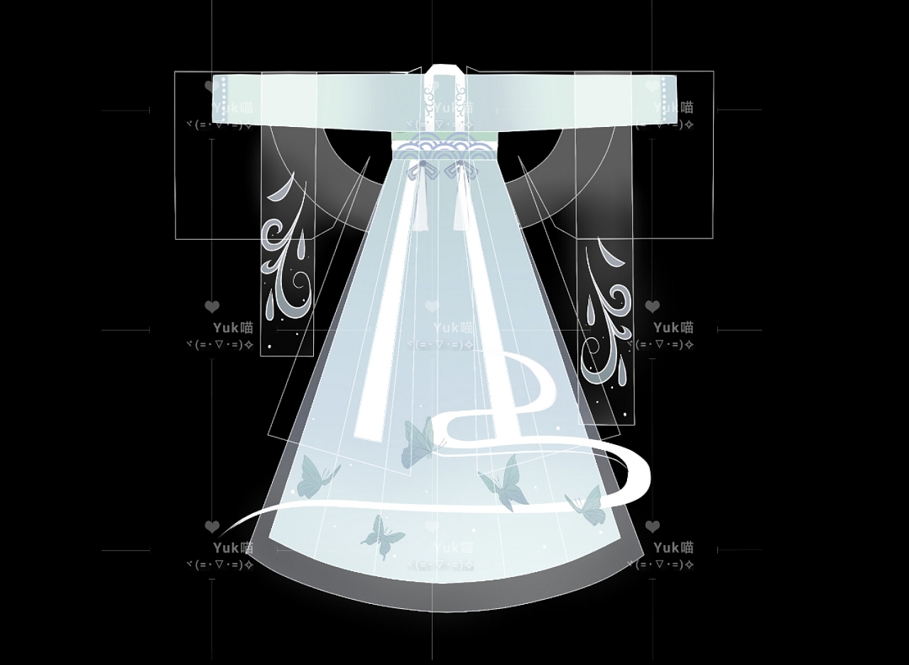 汉服设计齐胸襦裙（图ZMTU3MjkyMTQw） - 其他服装 - 站酷设计师Yuk喵原创素材 - 站酷ZCOOL