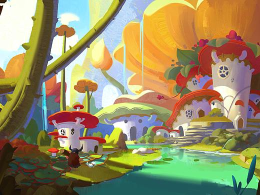 菊花村（個人主頁-ZNDgxOTAxNjQ=） - 游戲原畫 - 站酷設計師檸檬皮塔原創(chuàng)素材 - 站酷ZCOOL