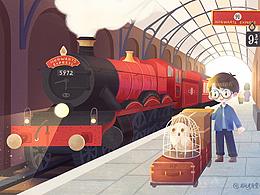 哈利波特与魔法石 绘画成长记录