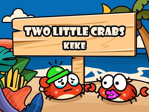 小螃蟹科科-Two little crabs 