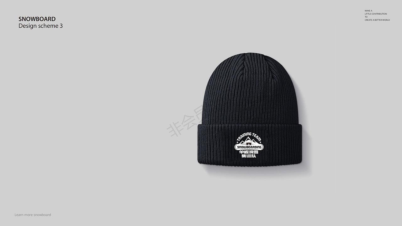 单板滑雪集训队-品牌VI设计