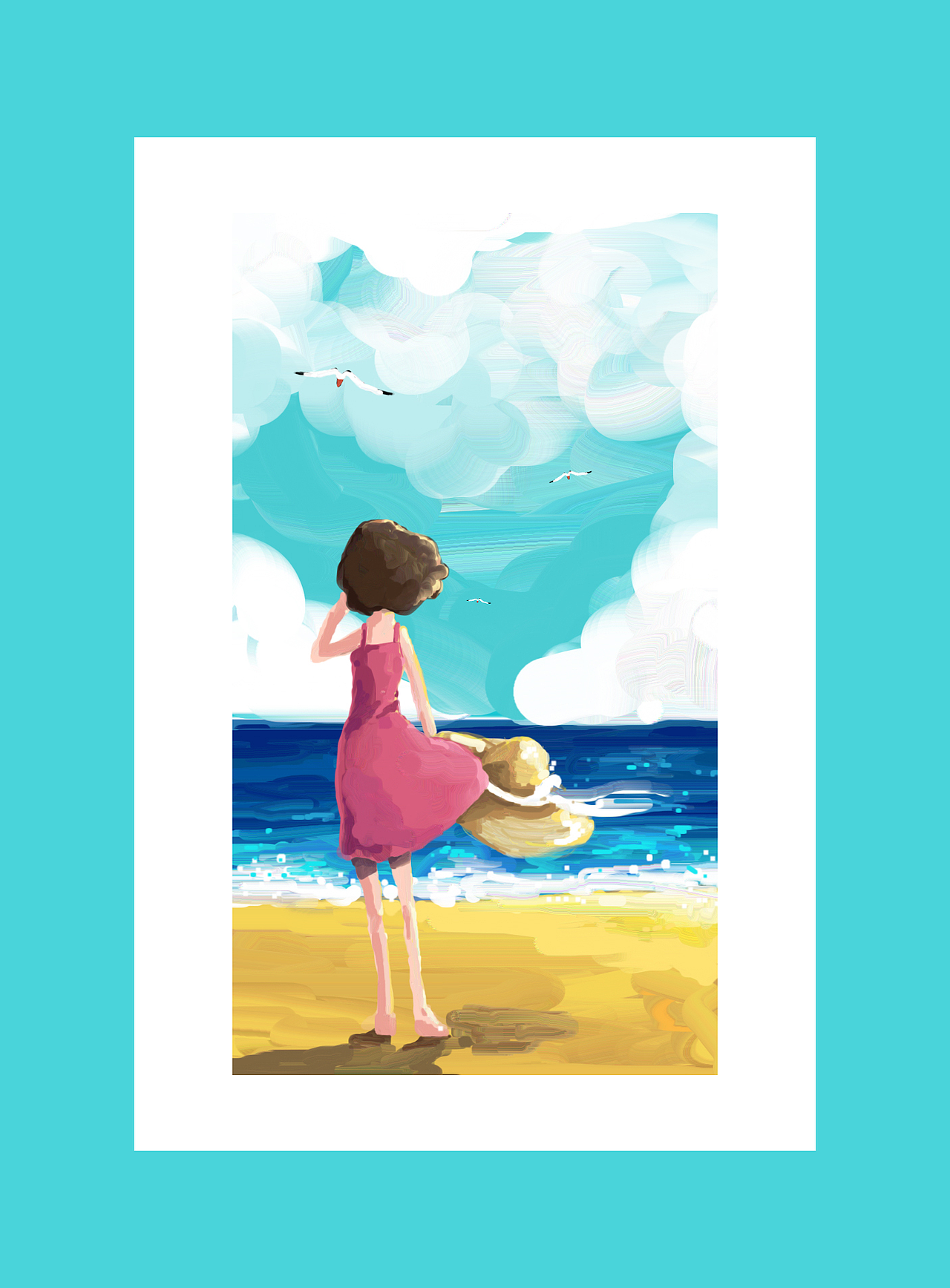 手绘插画-头像、风景、建筑、闪屏…