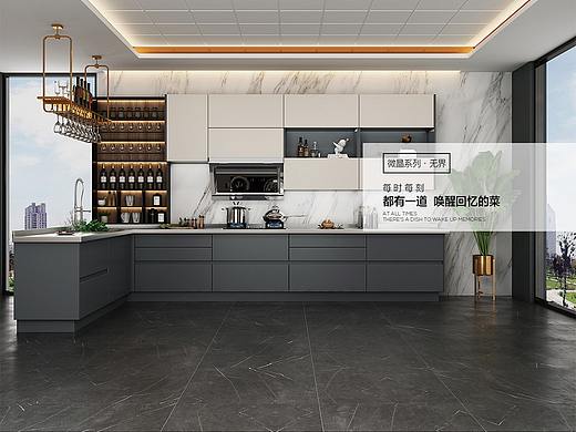 优丽唯品不锈钢橱柜 转角L型橱柜 防火 防潮湿 零甲醛