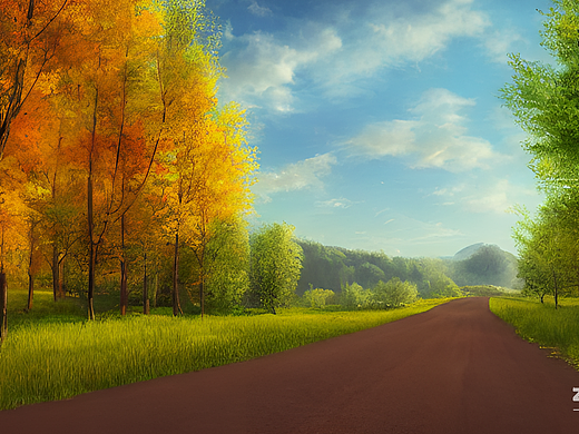 #AI创作实验室#乡间小路