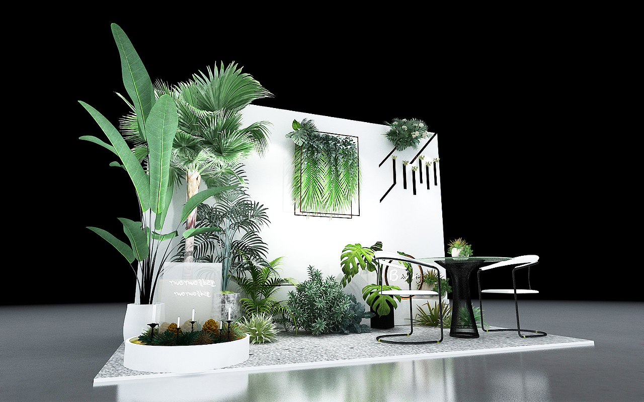 三亚机场美陈展示设计3D效果图（图ZMjUyNzU0MDUy） - 场景 - 站酷设计师3D设计师NG男原创素材 - 站酷ZCOOL