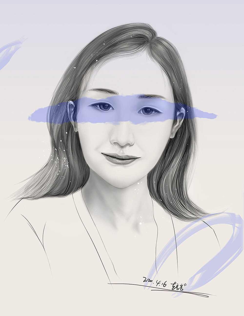 自画像（图ZMjEwMTk4MjQw） - 新锐潮流插画 - 站酷设计师甜生原创素材 - 站酷ZCOOL