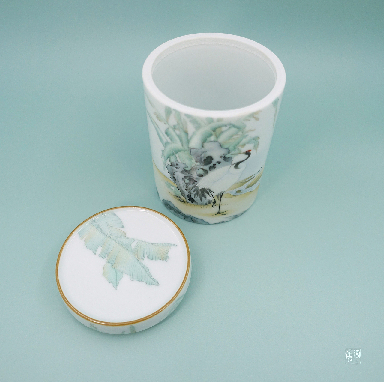 《蕉下客》高白泥茶叶罐|手工艺|工艺品设计|飞鸟与鱼2018_原创作品