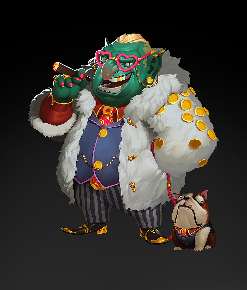 地精(过程)|插画|游戏原画|hoyobens_原创作品-站酷zcool