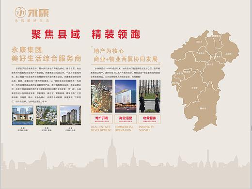 地产集团文化墙