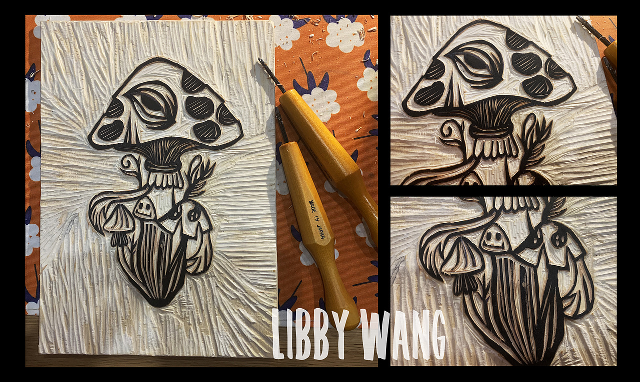 菇菌（图ZMTk3OTA3NDI4） - 绘画 - 站酷设计师Libbyhuili原创素材 - 站酷ZCOOL