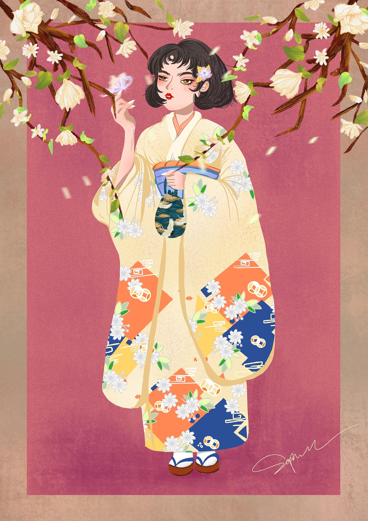 日常和服少女练习