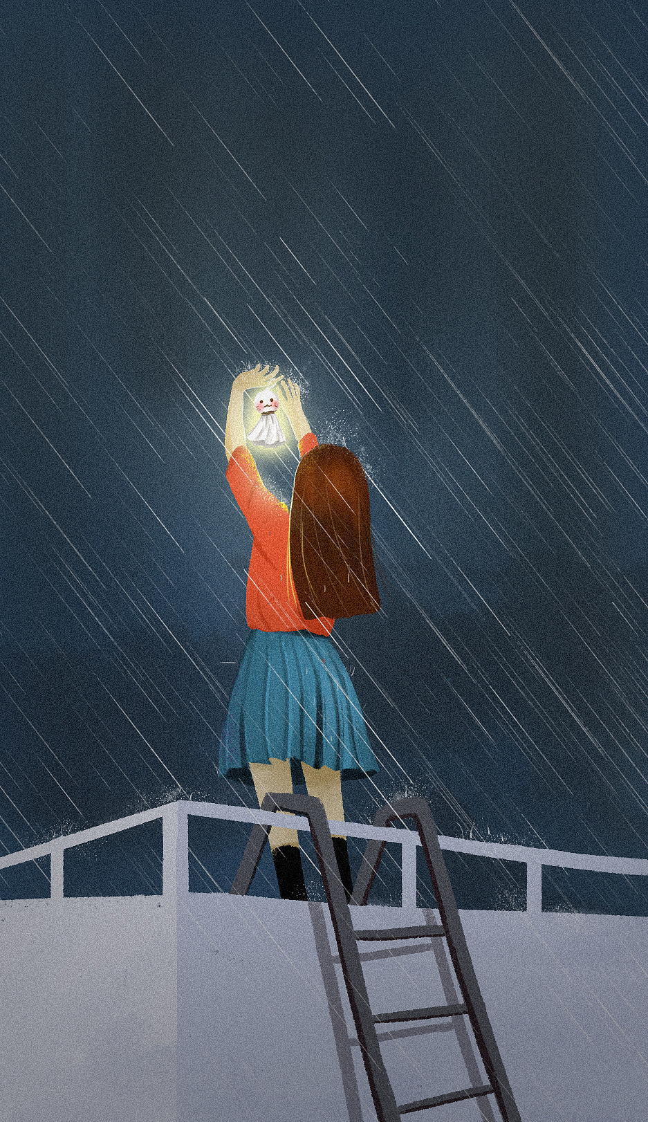 下雨天|插画|商业插画|小宇今天学习了吗_原创作品-站酷zcool