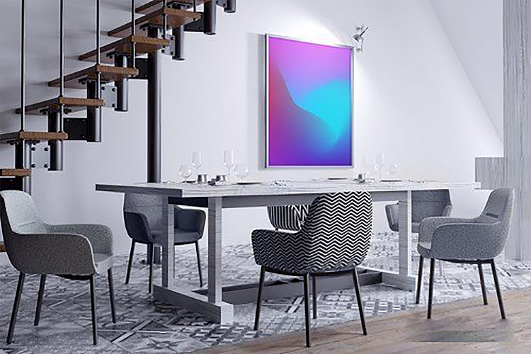 创意时尚新潮梦幻雾玻璃流体渐变背景底纹AI海报设计