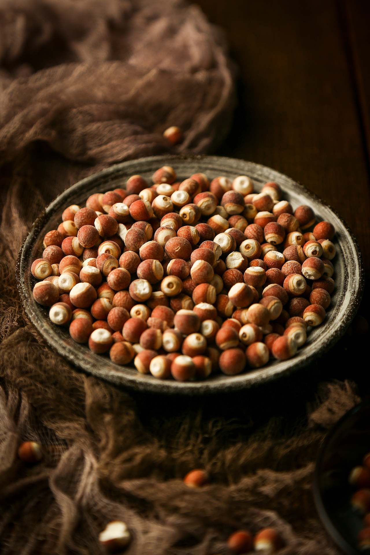 中药材拍摄 芡实