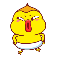 桑拿鸡卡通形象吉祥物设计微信表情gif设计茁茁猫设计