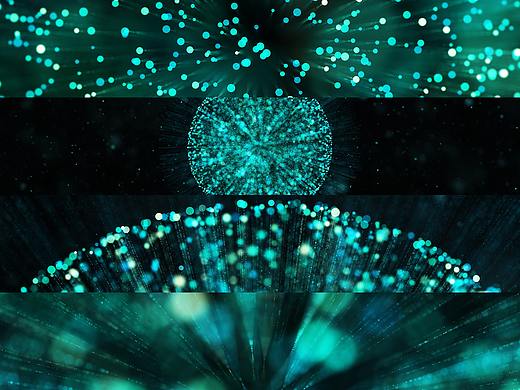 星空粒子创意背景视频