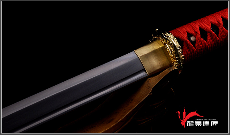 德匠堂宝剑-龙泉刀剑-金龙唐刀|锰钢(DJ-3288)