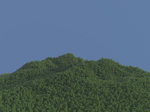 山林渲染