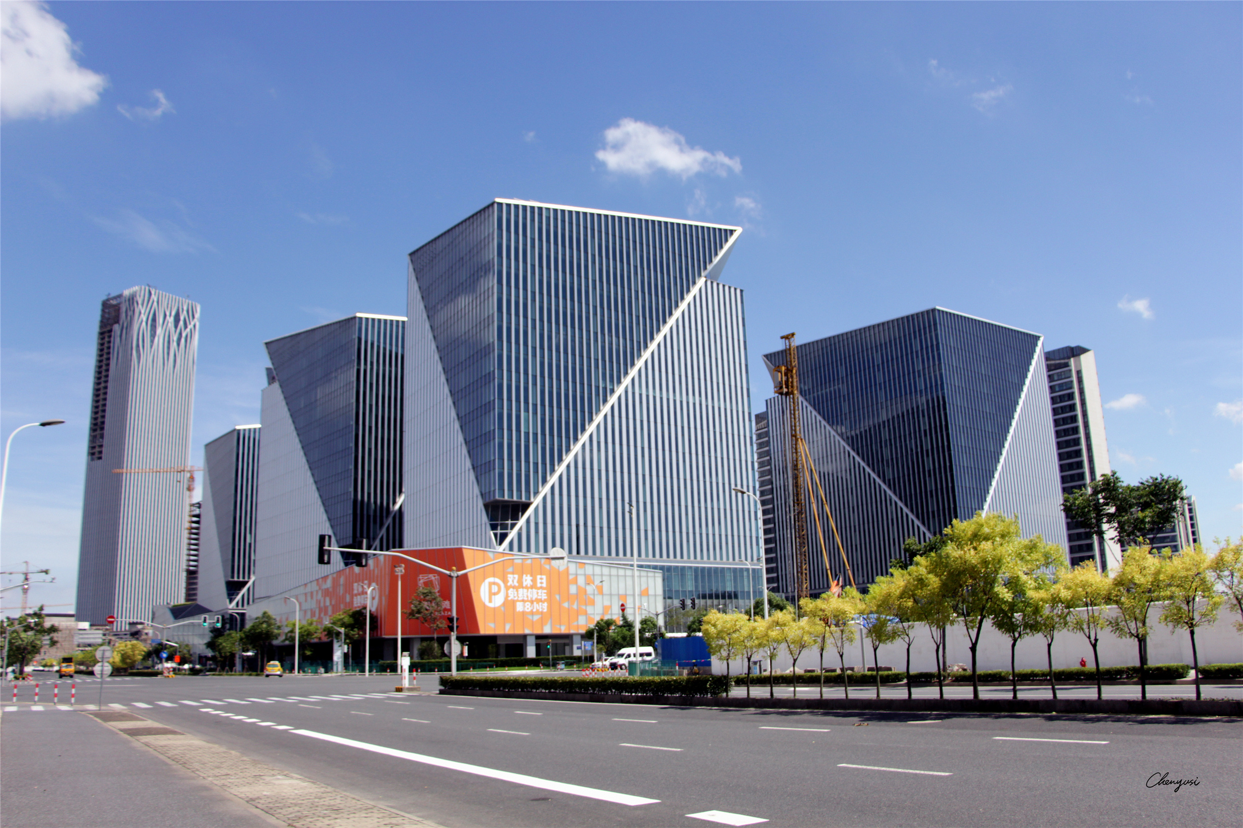 上海前滩cbd在建工程二阶段纪实摄影(将用于出版物)