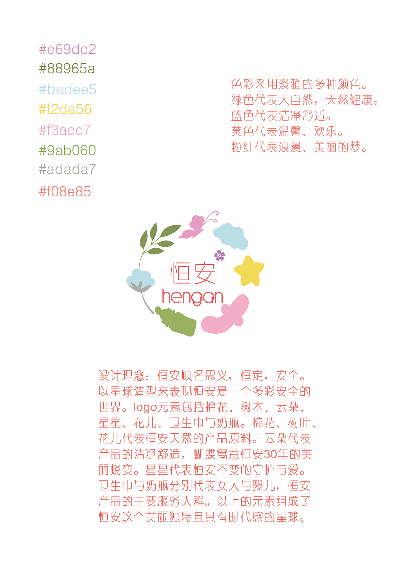 大广赛命题恒安logo设计（图ZNTAyOTY4MTI=） - Logo - 站酷设计师Phoebe王静捷原创素材 - 站酷ZCOOL
