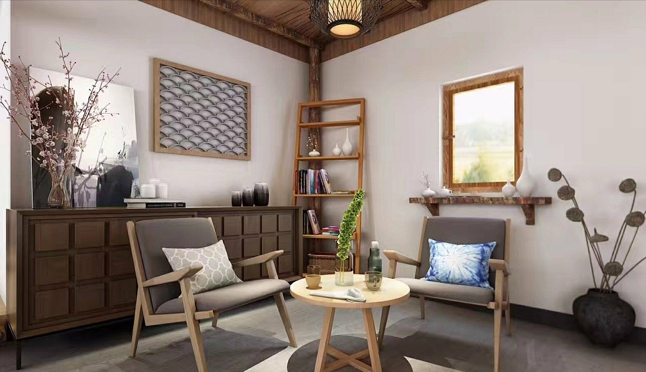 民宿（图ZMTc4Mzk0MzU2） - 家装设计 - 站酷设计师效果图小芳原创素材 - 站酷ZCOOL