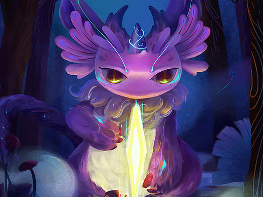 神秘森林奇幻插画 之 与你相遇篇