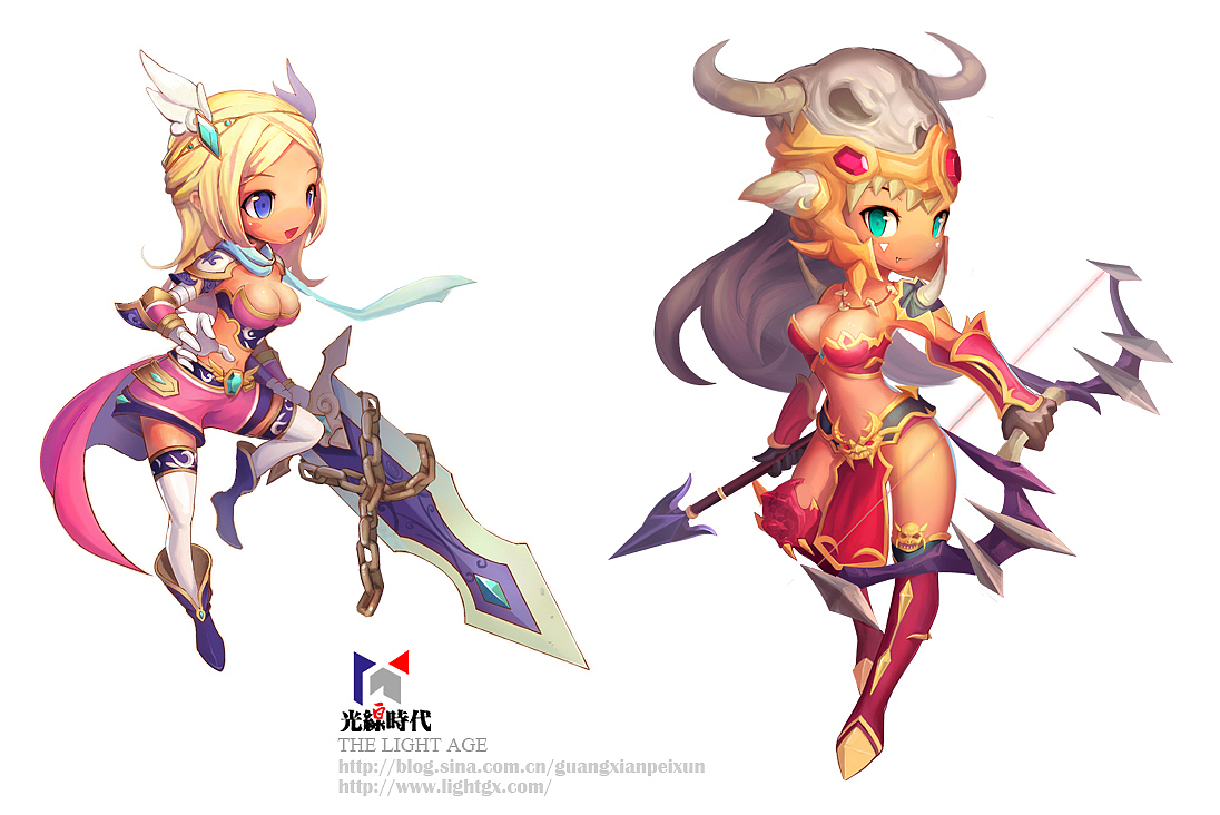 Q版风格（图ZMTAyMjYxMjYw） - 游戏原画 - 站酷设计师lightablaze原创素材 - 站酷ZCOOL