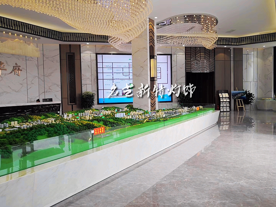 新中式售楼部灯具定制设计 名艺新特灯饰