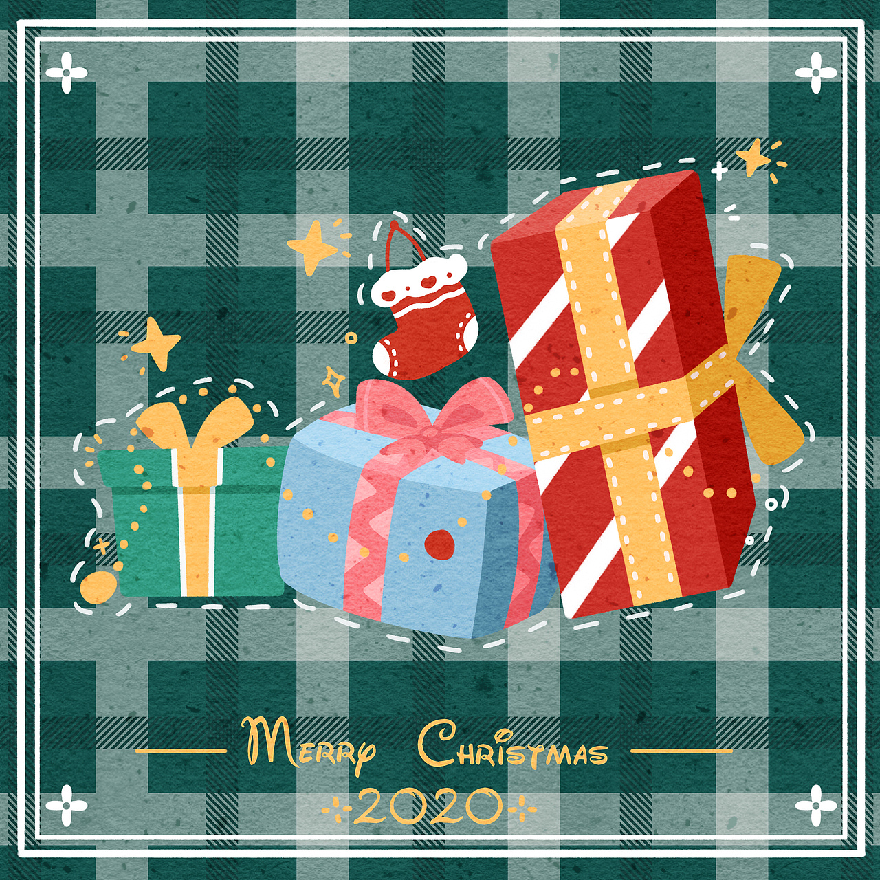 小动物的圣诞⭐（图ZMjM3NDYzNTQ4） - 创作习作 - 站酷设计师嗜嗜啊原创素材 - 站酷ZCOOL