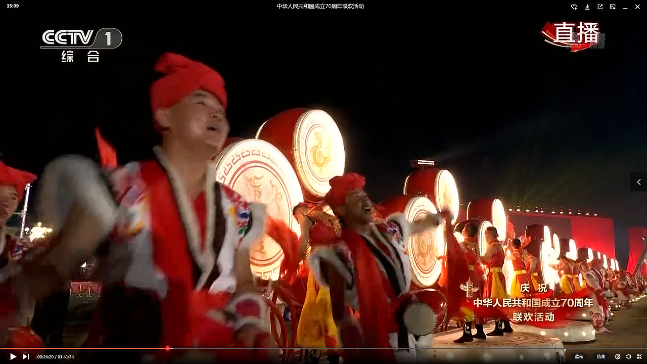 国庆70周年道具装置设计