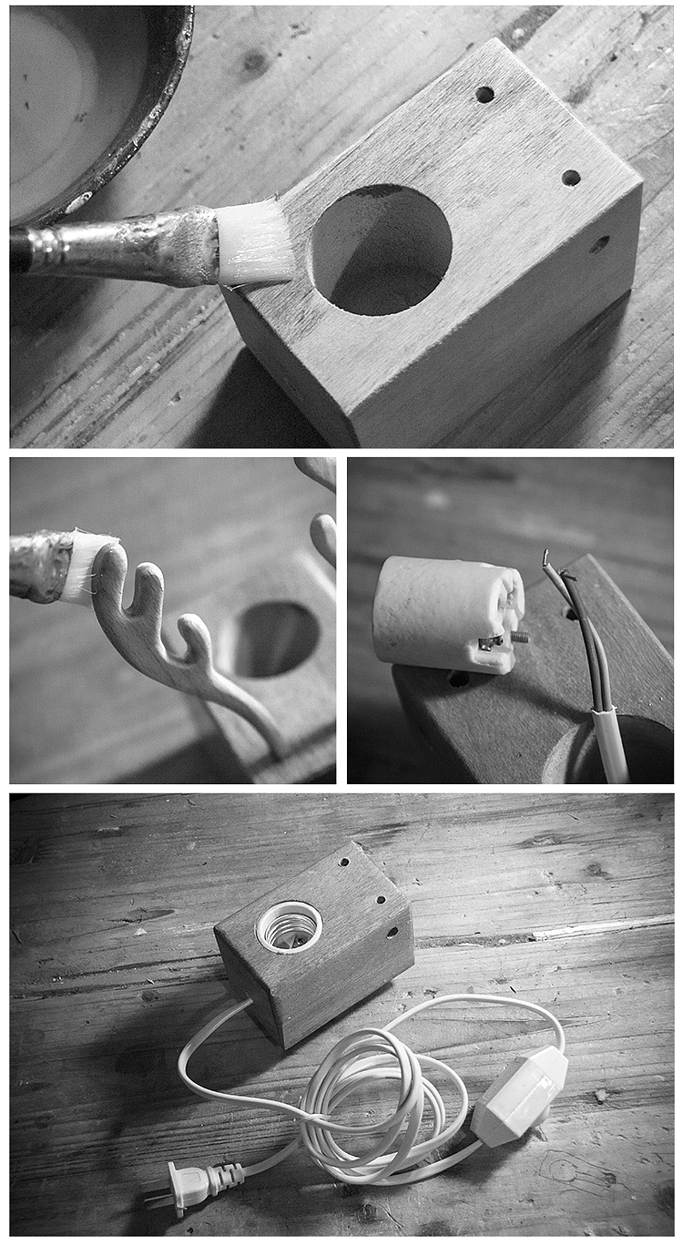 萌物台灯制作过程学习分享