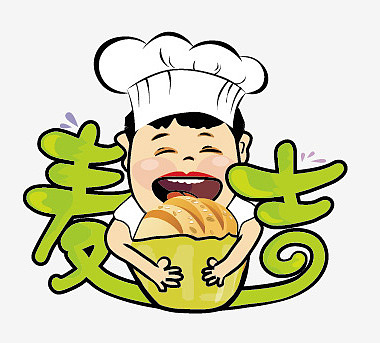 给朋友设计的麦吉肉饼logo!请赐教哦!