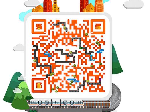 2小时用PS做了个动态二维码