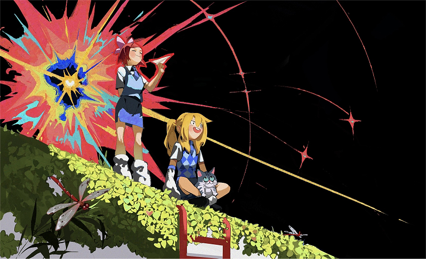 💥烟火（图ZMzMxMDkyMjky） - 商业插画 - 站酷设计师二禾果子原创素材 - 站酷ZCOOL