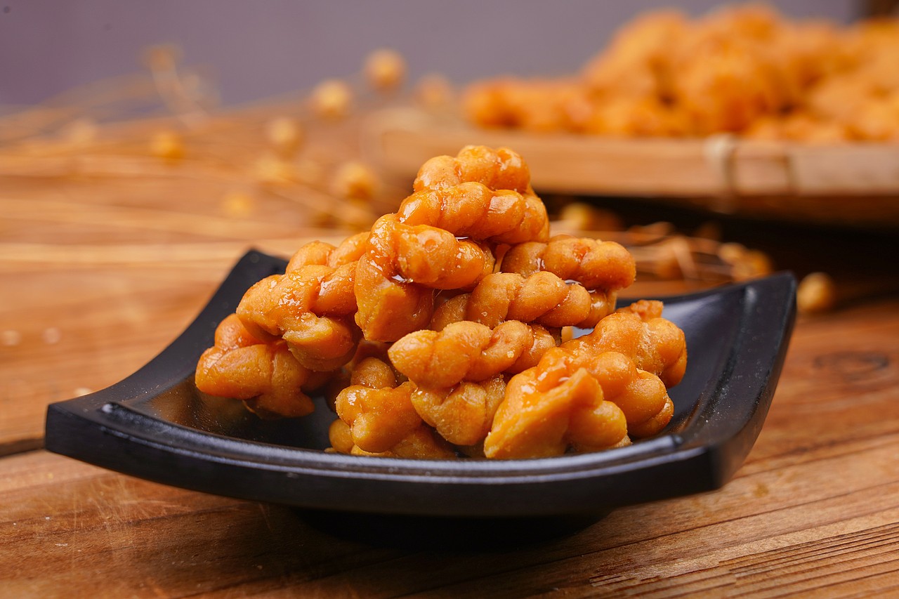 小麻花零食拍摄