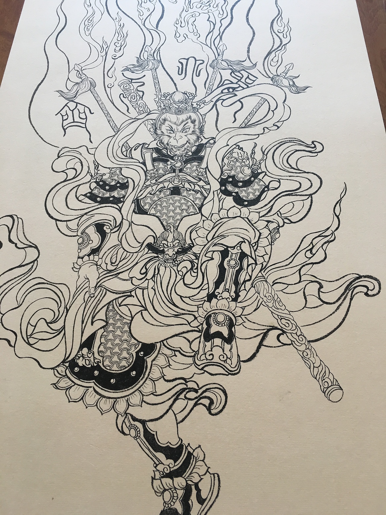 插旗的齐天大圣|纯艺术|绘画|301064844_原创作品-站酷zcool