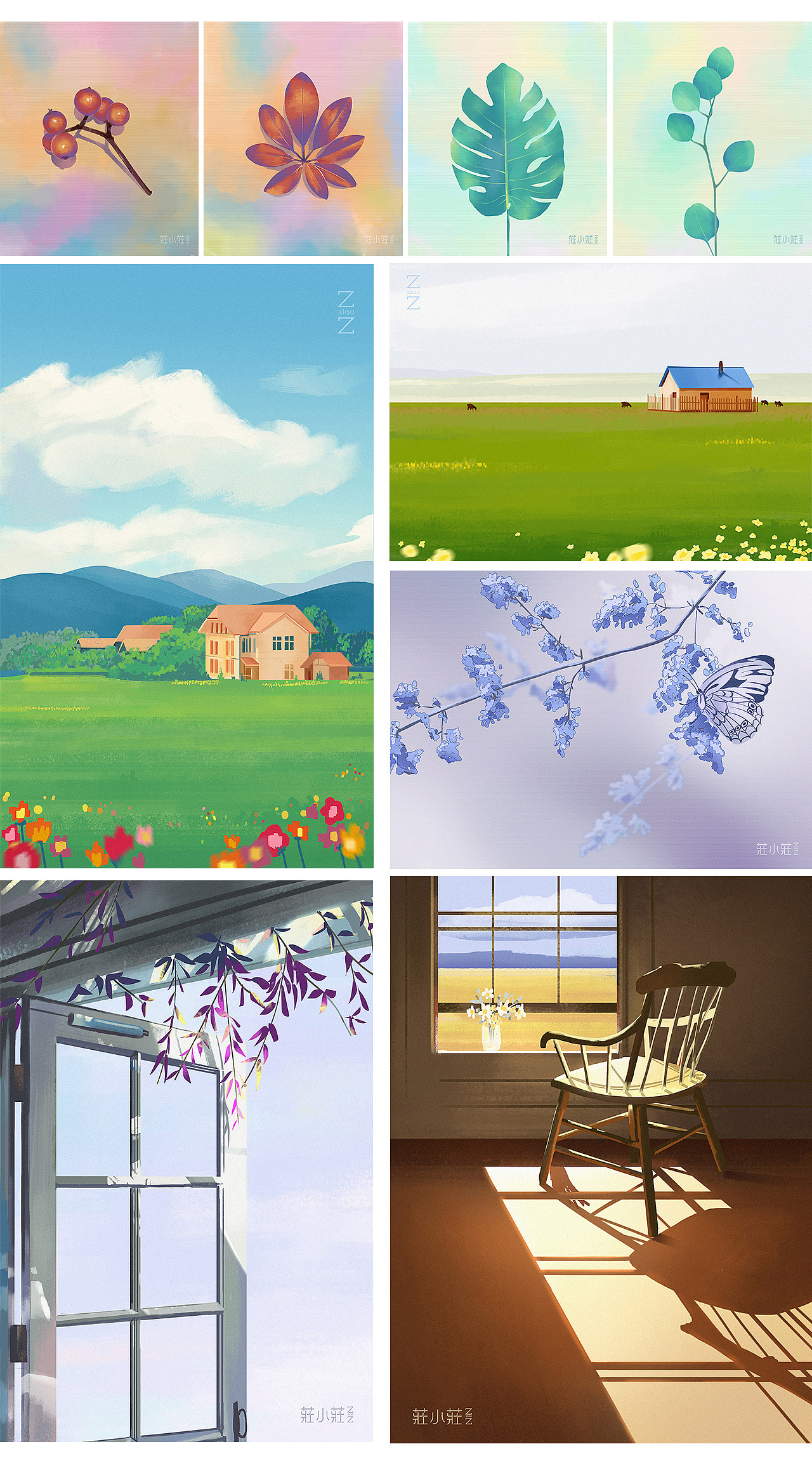 2020年终总结（图ZMjM2ODY4NzI0） - 创作习作 - 站酷设计师庄小庄zzEllen原创素材 - 站酷ZCOOL