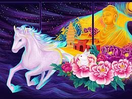 城市插画创作——洛阳