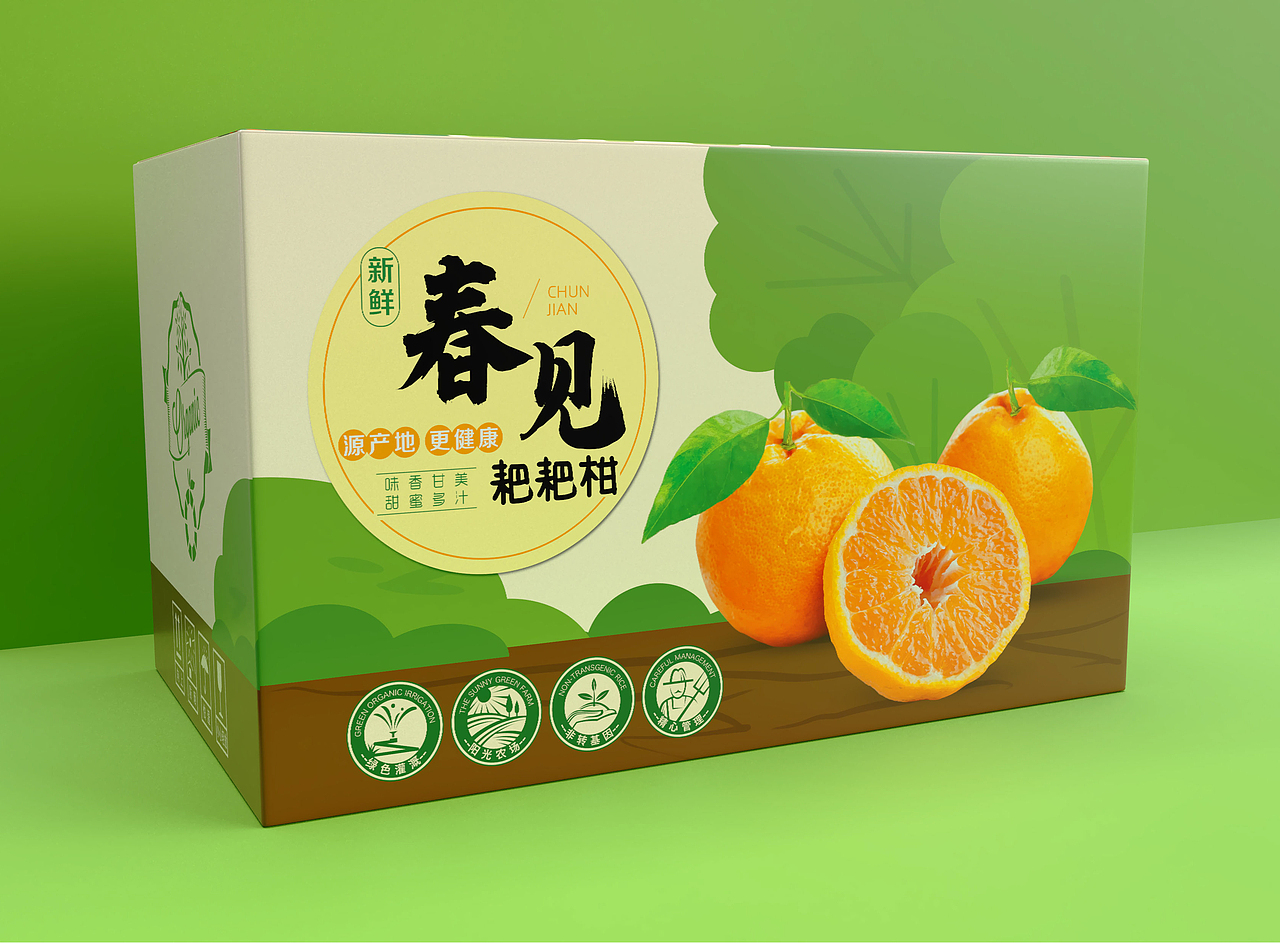 粑粑橘包装设计