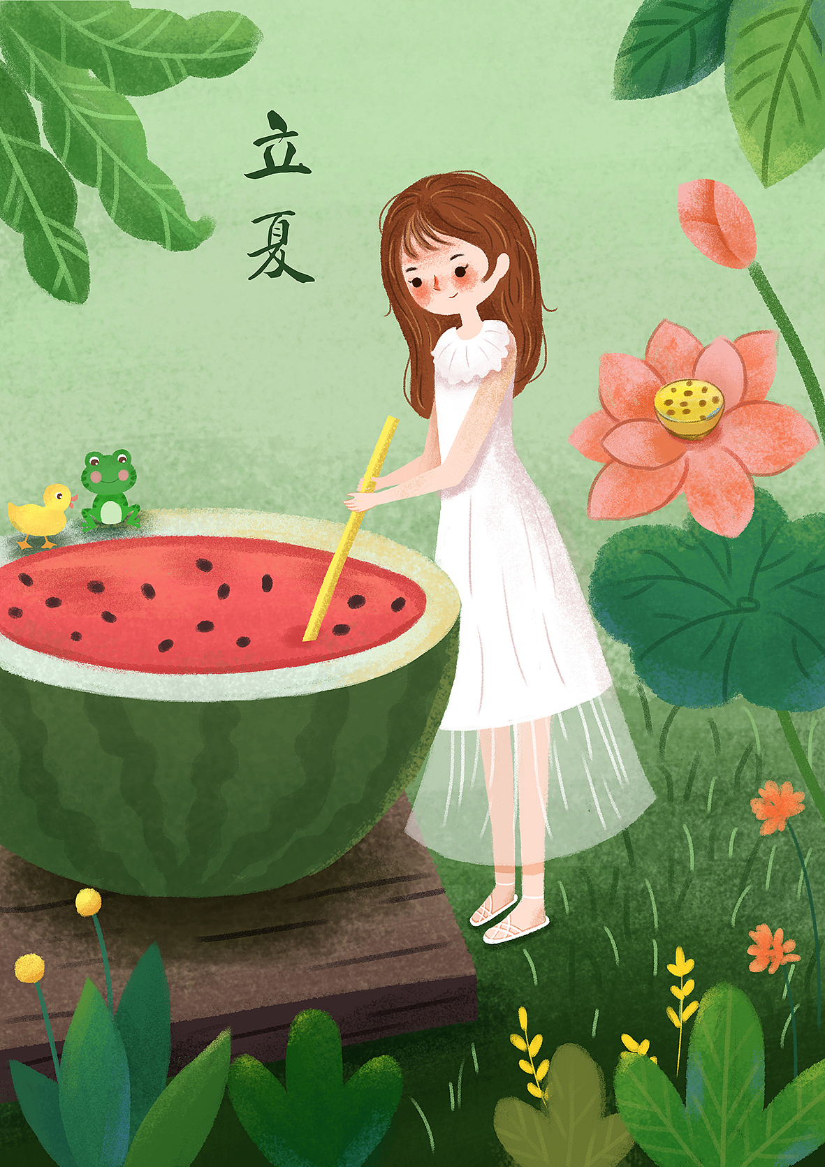 节气插画（版权已出售）