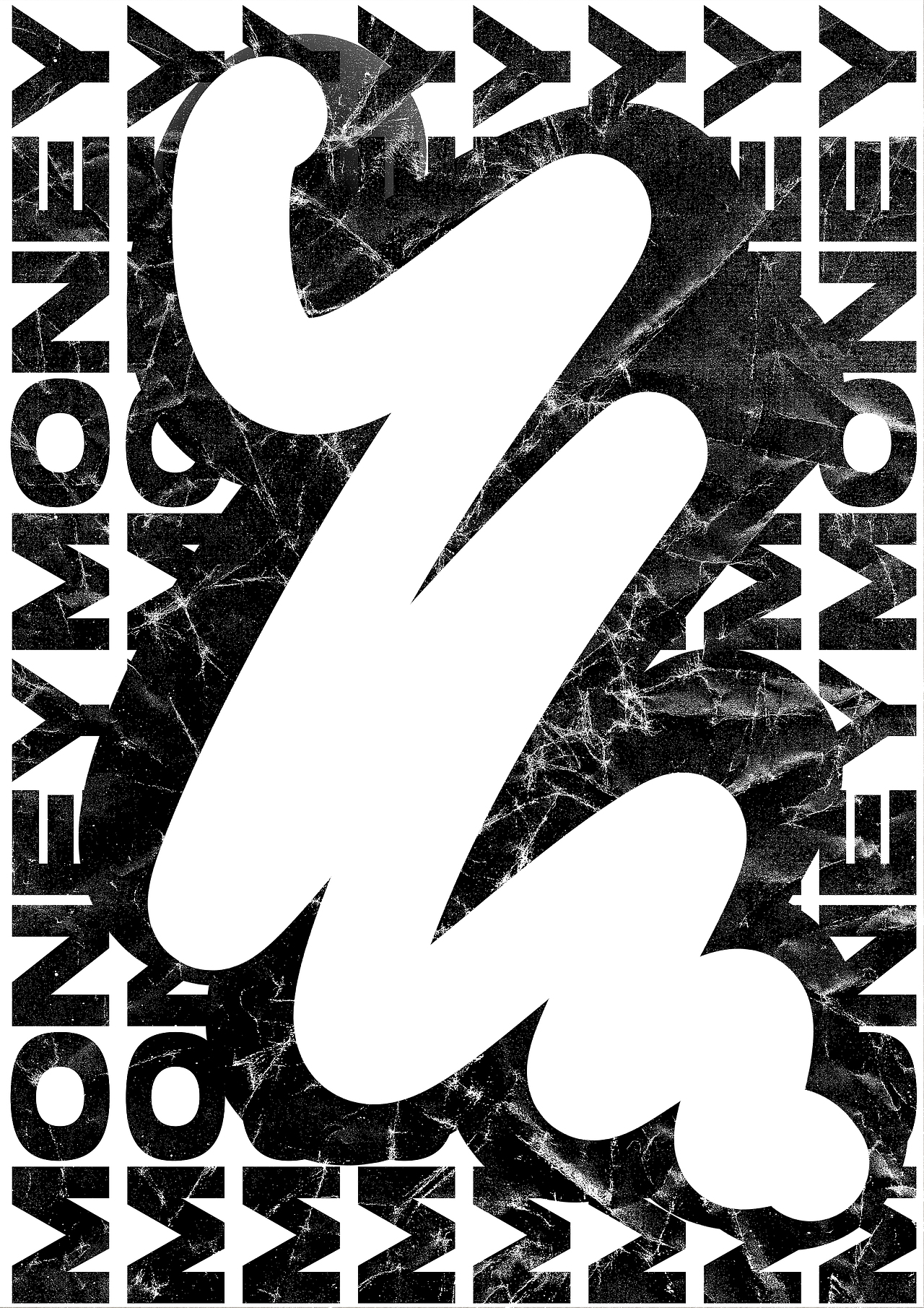 她带着海报走来了!