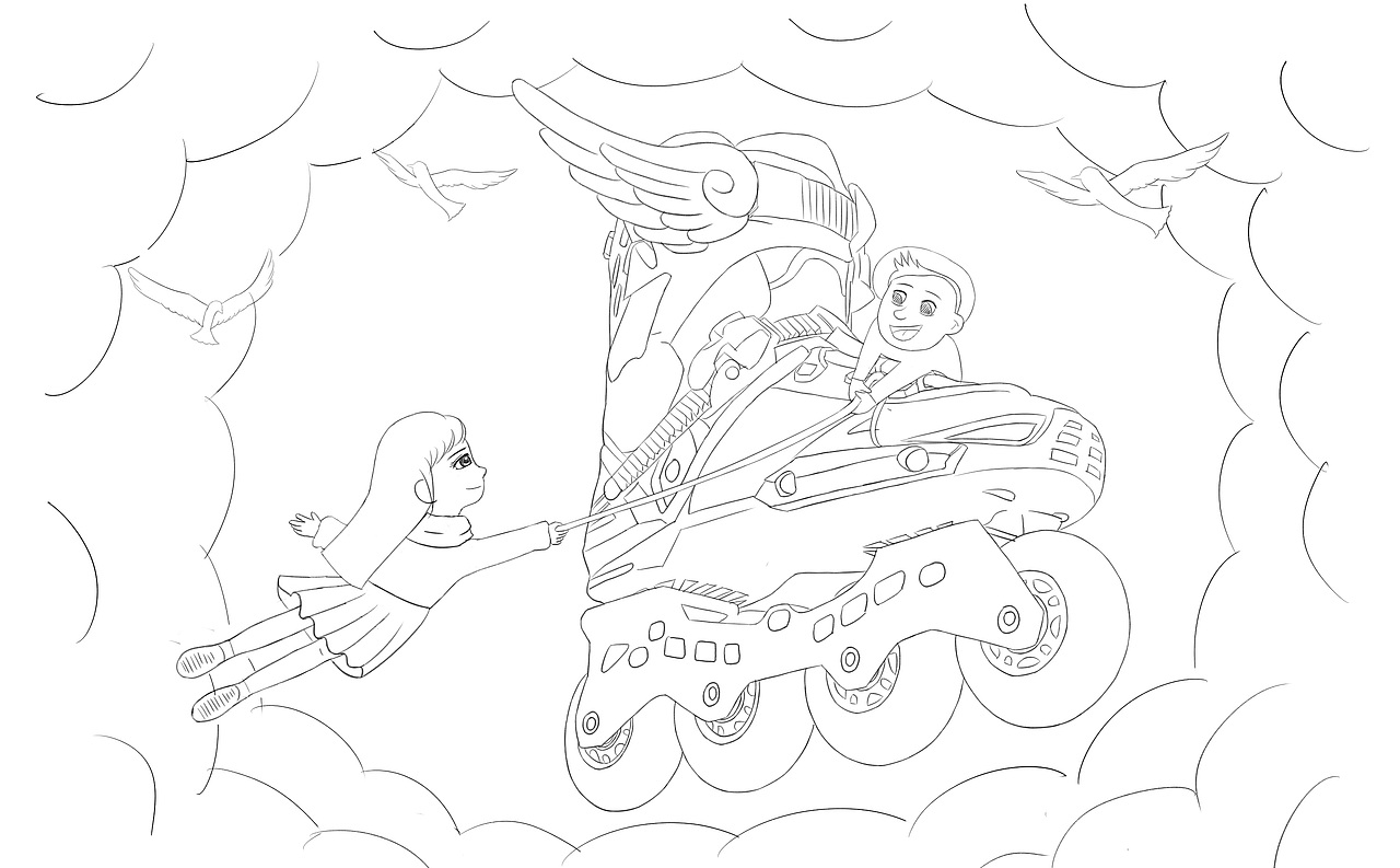 轮滑鞋手绘小场景海报（图ZMTM1Nzg1NTcy） - 商业插画 - 站酷设计师我是老牛牛原创素材 - 站酷ZCOOL