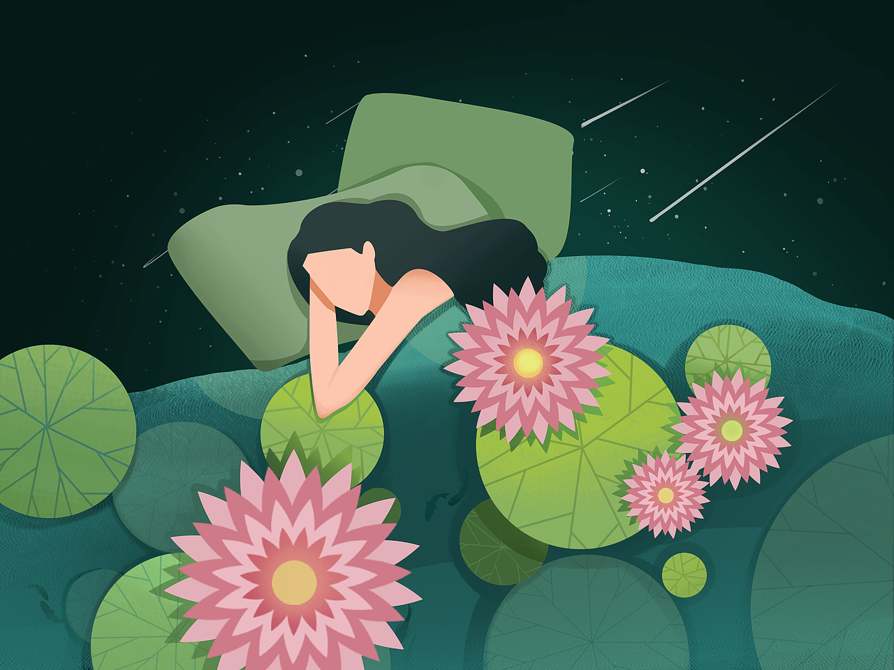 oppo万物皆可盘——睡莲