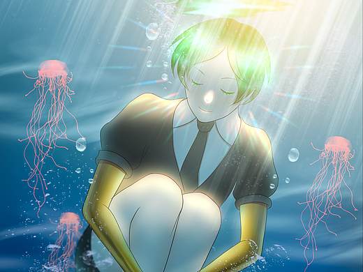 《宝石之国》叶磷石（个人主页-ZMzA1MjI2NDA=） - 艺术插画 - 站酷设计师小凉Lyon原创素材 - 站酷ZCOOL