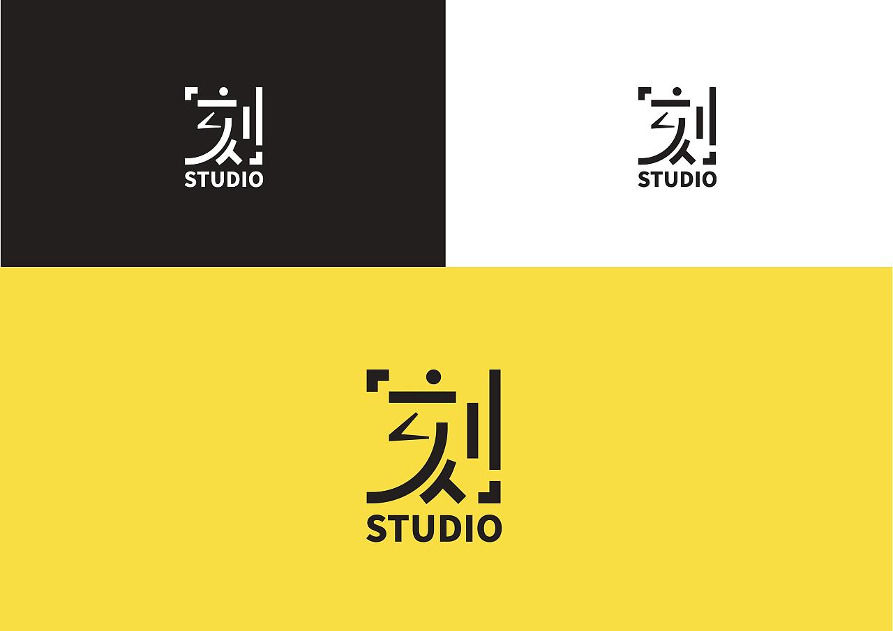 刻 摄影工作室 品牌照片墙logo设计