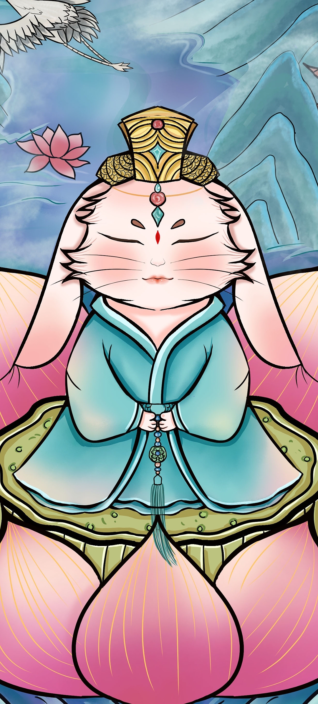 燕兮原创国潮插画